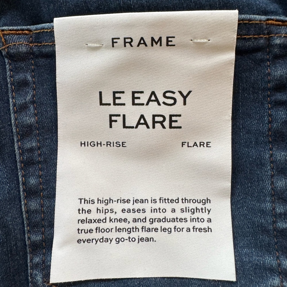 Frame Denim Le Easy Flare Jeans. Size 28. - Picture 11 of 11
